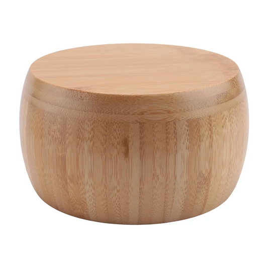 Bol à laine en bambou avec couvercle StitchNest™ — anti-nœuds + rangement aiguilles