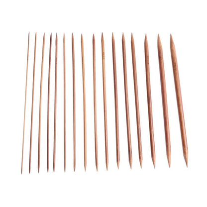 Set de 55 aiguilles à double pointe en bambou StitchNest™ — 11 tailles (2,0 à 5,0 mm)