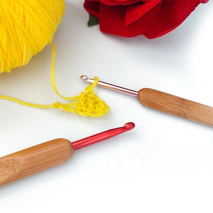 Kit de crochets en bambou StitchNest™ — lot de 9 ou kit complet avec trousse