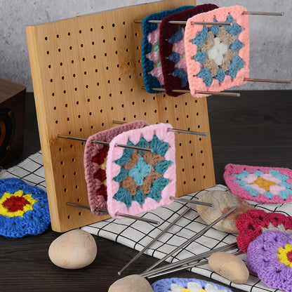 Plaque de blocage pour crochet & tricot StitchNest™ — mise en forme granny squares (2 tailles)