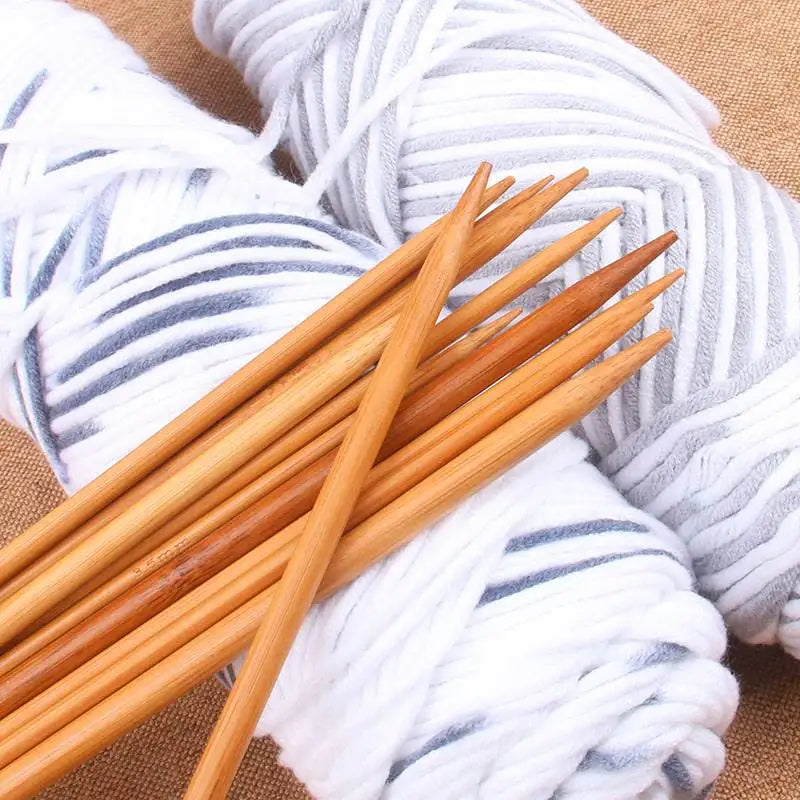 Set de 55 aiguilles à double pointe en bambou StitchNest™ — 11 tailles (2,0 à 5,0 mm)