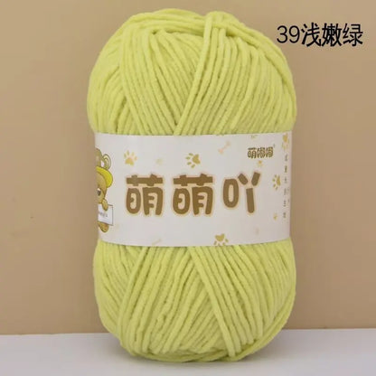 Fil chenille velours 50 g StitchNest™ — spécial amigurumi & crochet (115 m)